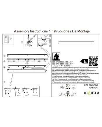HANOK * PLAFÓN LED 38W 3000K 110º BLANCA